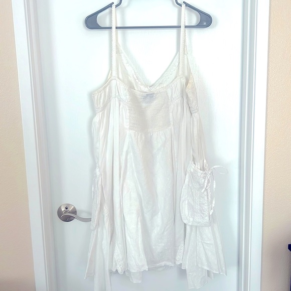 %100 linen White Summer Dress☀️🌈 - Picture 7 of 10